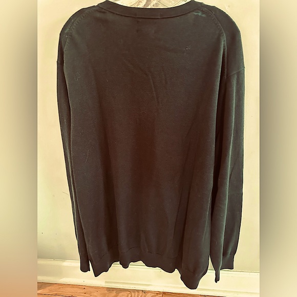 SUPIMA COTTON V NECK SWEATER 3XLT - Picture 3 of 3